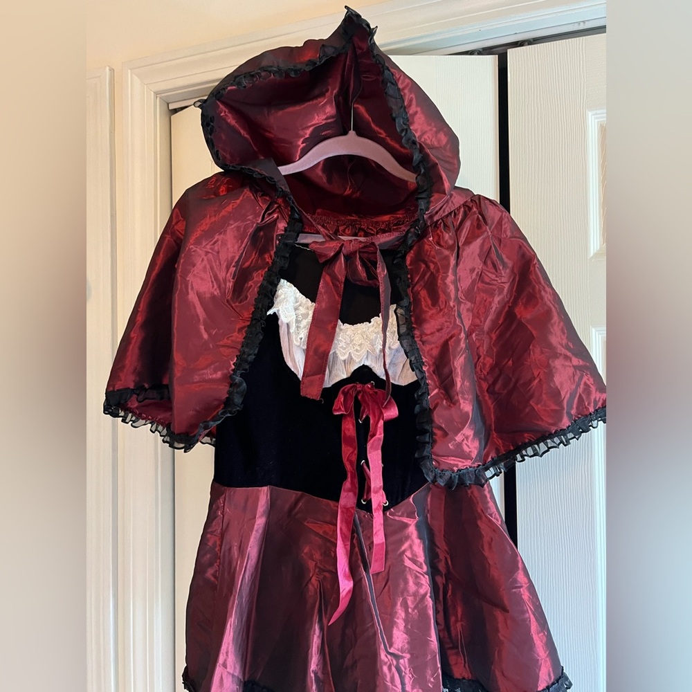 Dark Little Red Riding Hood Adult Small Halloween Costume